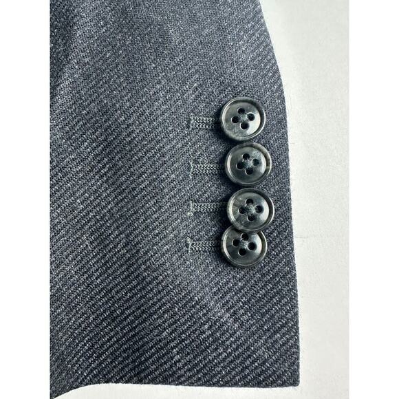 Joseph Abboud Women's 8 36 R Tollegno 1900 Italian Wool Blazer Suit Black NWOT - Picture 15 of 16